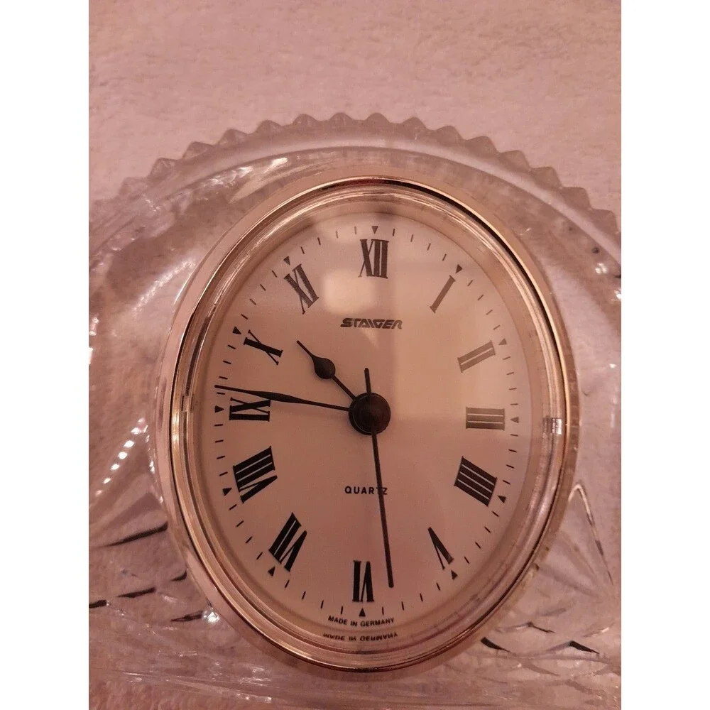 Shannon crystal vintage desk clock
